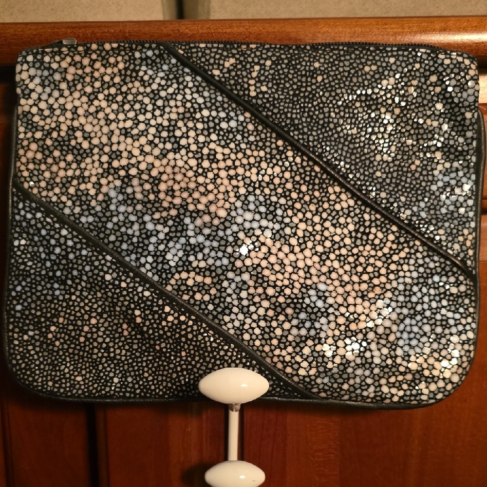 Elegant Black and White Women's Clutch